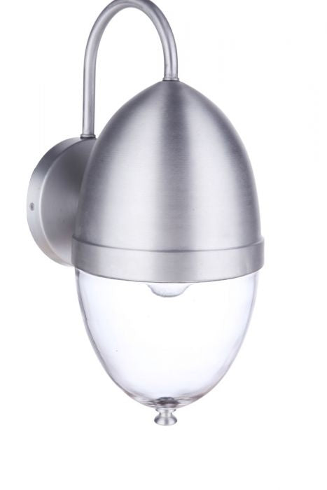 Craftmade - ZA3524-SA - One Light Outdoor Wall Mount - Sivo - Satin Aluminum