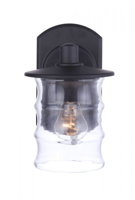 Craftmade - ZA3604-MN - One Light Outdoor Wall Mount - Canon - Midnight