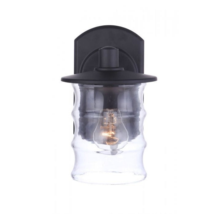 Craftmade - ZA3604-MN - One Light Outdoor Wall Mount - Canon - Midnight