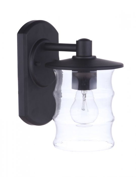 Craftmade - ZA3604-MN - One Light Outdoor Wall Mount - Canon - Midnight