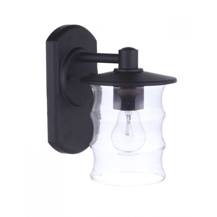 Craftmade - ZA3604-MN - One Light Outdoor Wall Mount - Canon - Midnight