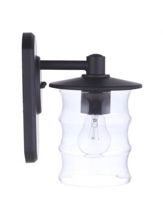 Craftmade - ZA3604-MN - One Light Outdoor Wall Mount - Canon - Midnight