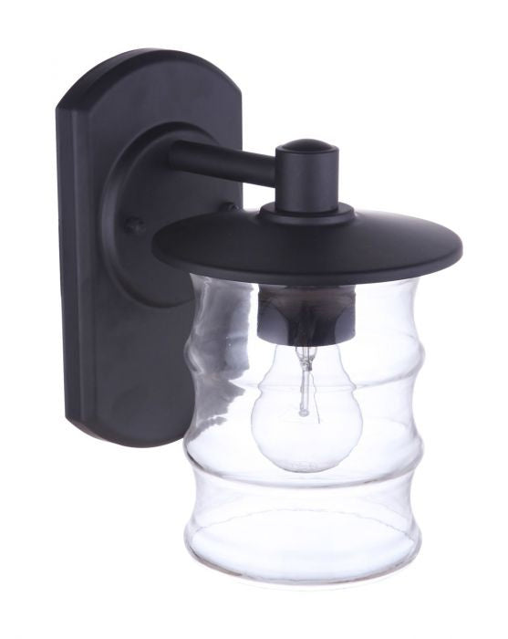 Craftmade - ZA3604-MN - One Light Outdoor Wall Mount - Canon - Midnight