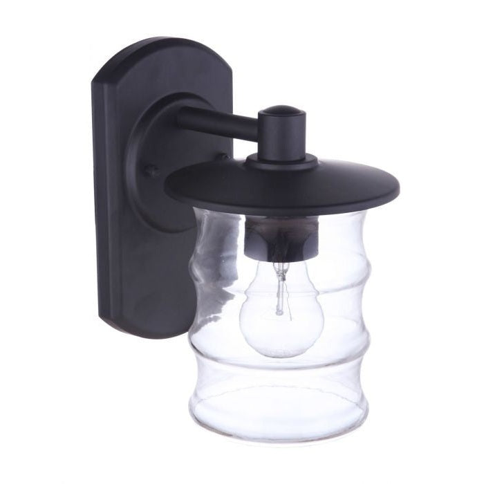 Craftmade - ZA3604-MN - One Light Outdoor Wall Mount - Canon - Midnight