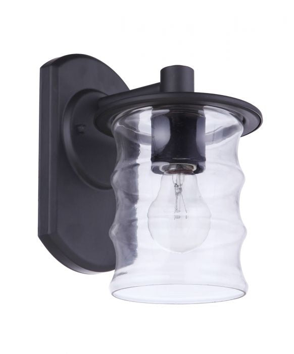 Craftmade - ZA3604-MN - One Light Outdoor Wall Mount - Canon - Midnight