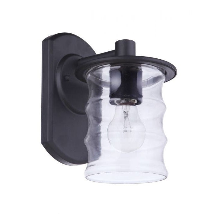 Craftmade - ZA3604-MN - One Light Outdoor Wall Mount - Canon - Midnight
