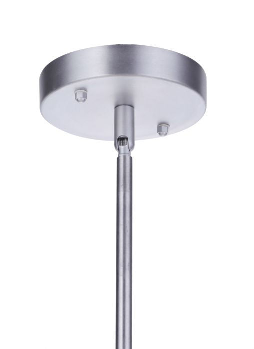Craftmade - ZA3611-SA - One Light Outdoor Pendant - Canon - Satin Aluminum