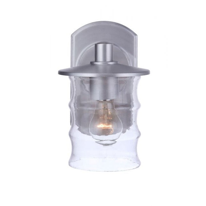 Craftmade - ZA3614-SA - One Light Outdoor Wall Mount - Canon - Satin Aluminum
