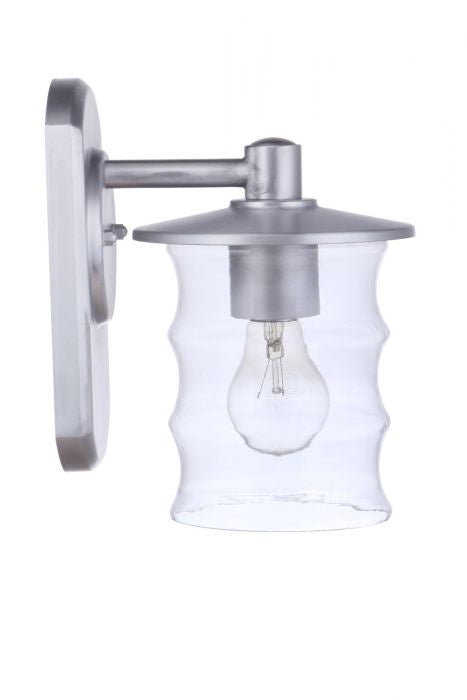 Craftmade - ZA3614-SA - One Light Outdoor Wall Mount - Canon - Satin Aluminum