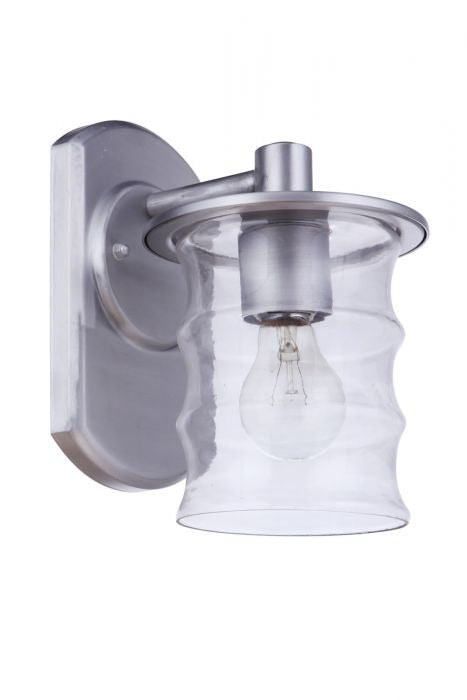 Craftmade - ZA3614-SA - One Light Outdoor Wall Mount - Canon - Satin Aluminum