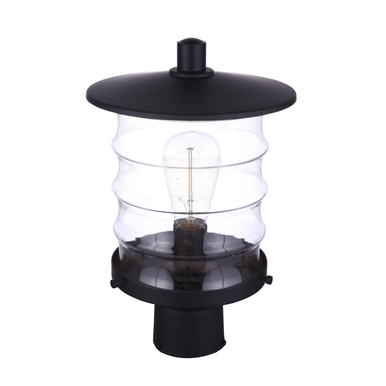 Craftmade - ZA3625-MN - One Light Outdoor Post Mount - Canon - Midnight