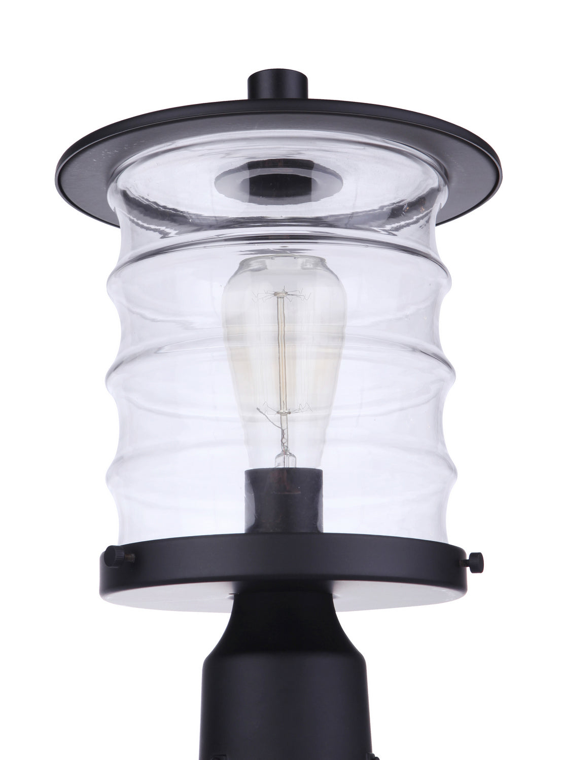 Craftmade - ZA3625-MN - One Light Outdoor Post Mount - Canon - Midnight