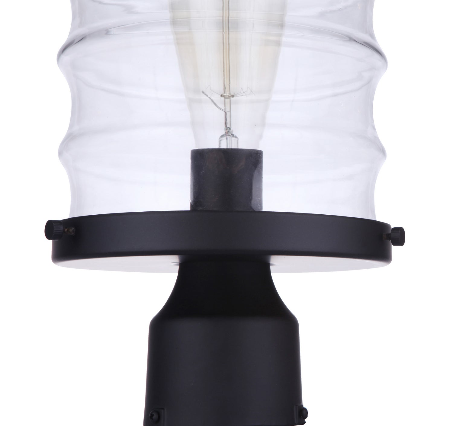 Craftmade - ZA3625-MN - One Light Outdoor Post Mount - Canon - Midnight