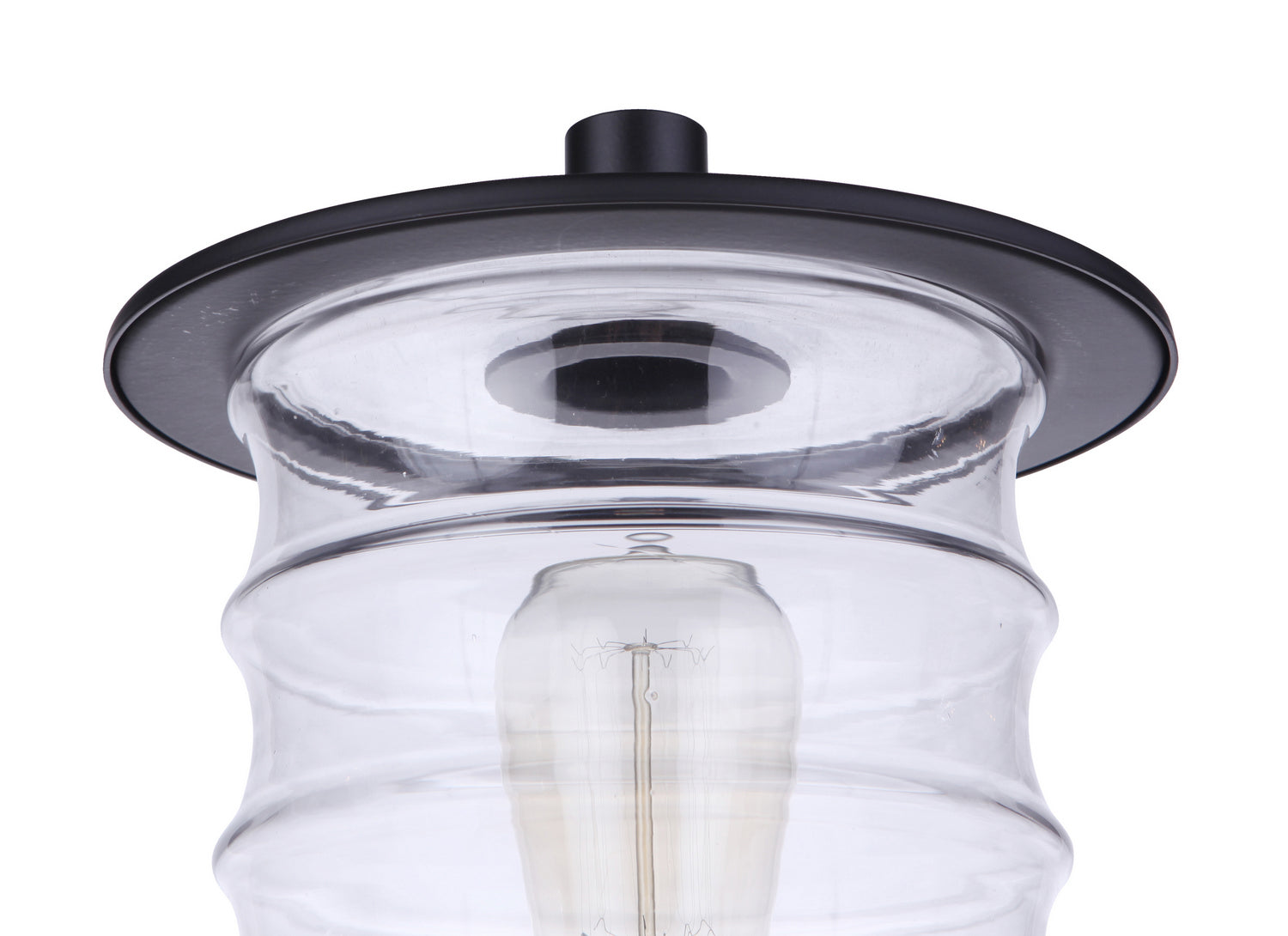 Craftmade - ZA3625-MN - One Light Outdoor Post Mount - Canon - Midnight