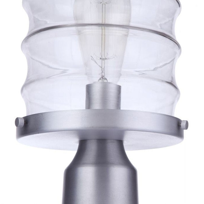 Craftmade - ZA3625-SA - One Light Outdoor Post Mount - Canon - Satin Aluminum