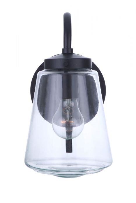 Craftmade - ZA3804-MN - One Light Outdoor Wall Mount - Laclede - Midnight