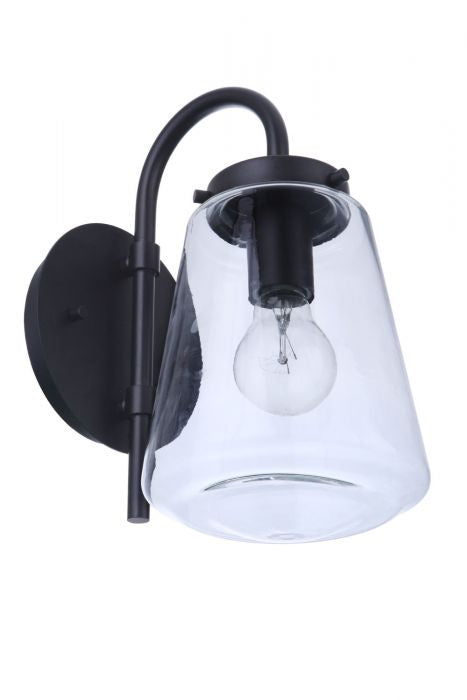 Craftmade - ZA3804-MN - One Light Outdoor Wall Mount - Laclede - Midnight