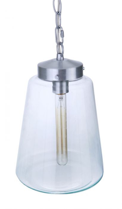 Craftmade - ZA3821-SA - One Light Outdoor Pendant - Laclede - Satin Aluminum