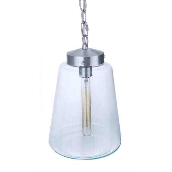 Craftmade - ZA3821-SA - One Light Outdoor Pendant - Laclede - Satin Aluminum