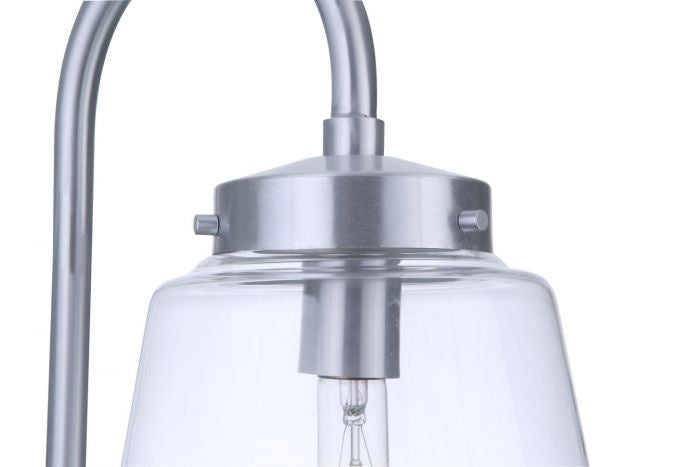 Craftmade - ZA3825-SA - One Light Outdoor Post Mount - Laclede - Satin Aluminum