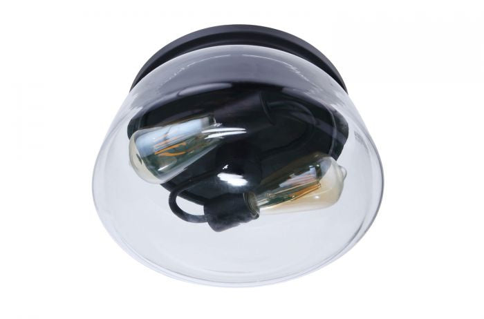 Craftmade - ZA3837-MN - Two Light Outdoor Flush Mount - Laclede - Midnight