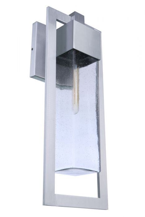 Craftmade - ZA4024-SA - One Light Outdoor Wall Mount - Perimeter - Satin Aluminum