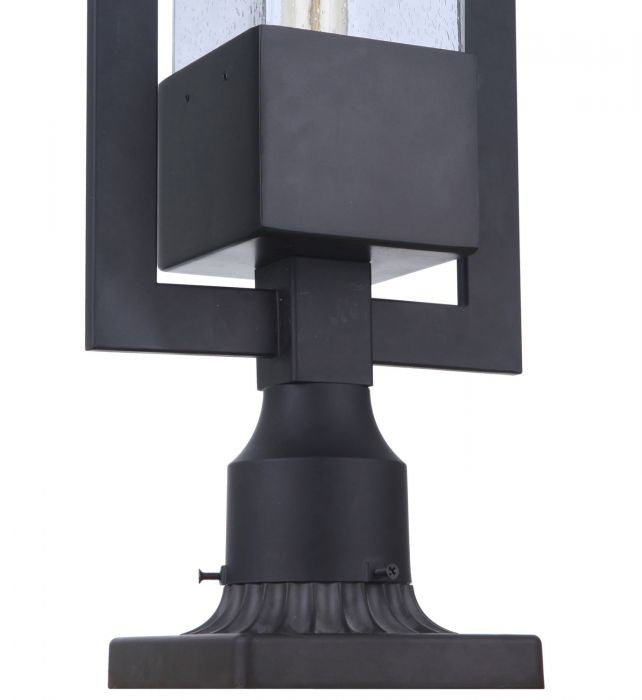 Craftmade - ZA4025-MN - One Light Outdoor Post Mount - Perimeter - Midnight