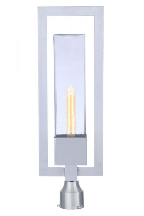 Craftmade - ZA4025-SA - One Light Outdoor Post Mount - Perimeter - Satin Aluminum
