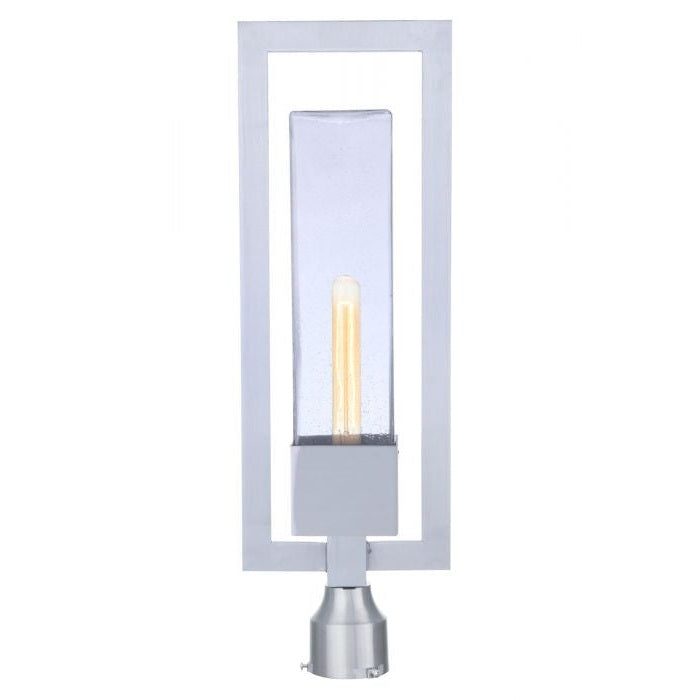 Craftmade - ZA4025-SA - One Light Outdoor Post Mount - Perimeter - Satin Aluminum