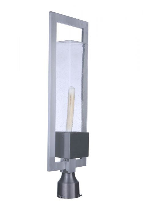 Craftmade - ZA4025-SA - One Light Outdoor Post Mount - Perimeter - Satin Aluminum