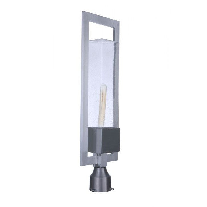 Craftmade - ZA4025-SA - One Light Outdoor Post Mount - Perimeter - Satin Aluminum