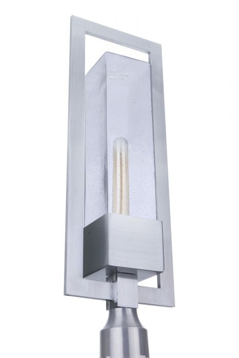 Craftmade - ZA4025-SA - One Light Outdoor Post Mount - Perimeter - Satin Aluminum