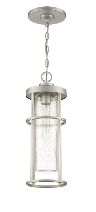 Craftmade - ZA4211-SA - One Light Outdoor Pendant - Encompass - Satin Aluminum