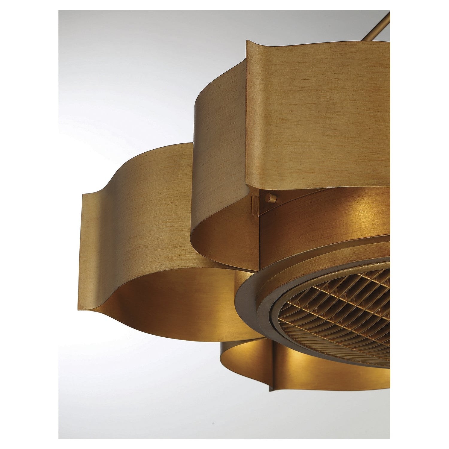 Savoy House - 39-FD-125-54 - Six Light Fan D'lier - Stockholm - Gold Patina