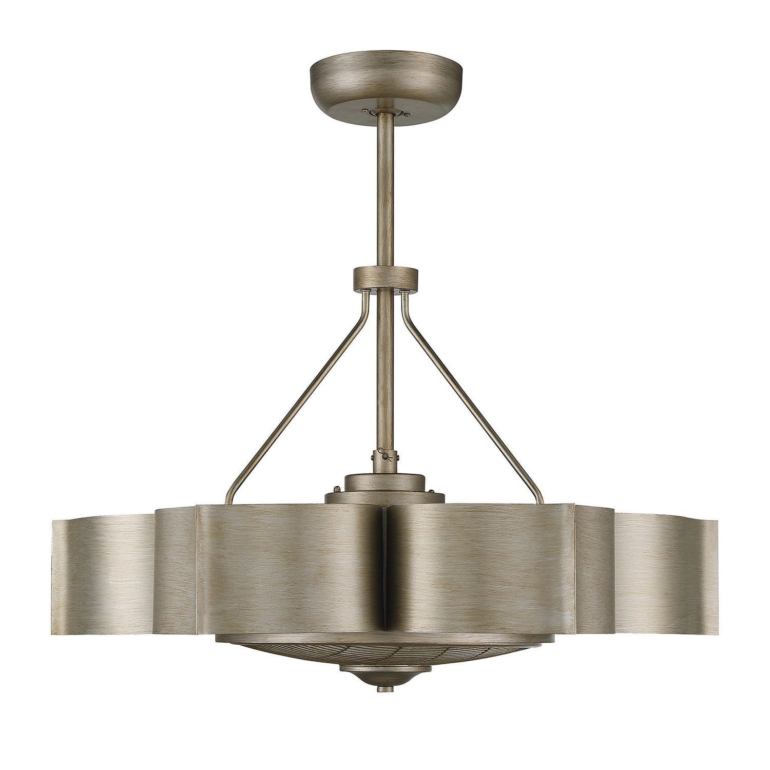 Savoy House - 39-FD-125-53 - Six Light Fan D'lier - Stockholm - Silver Patina