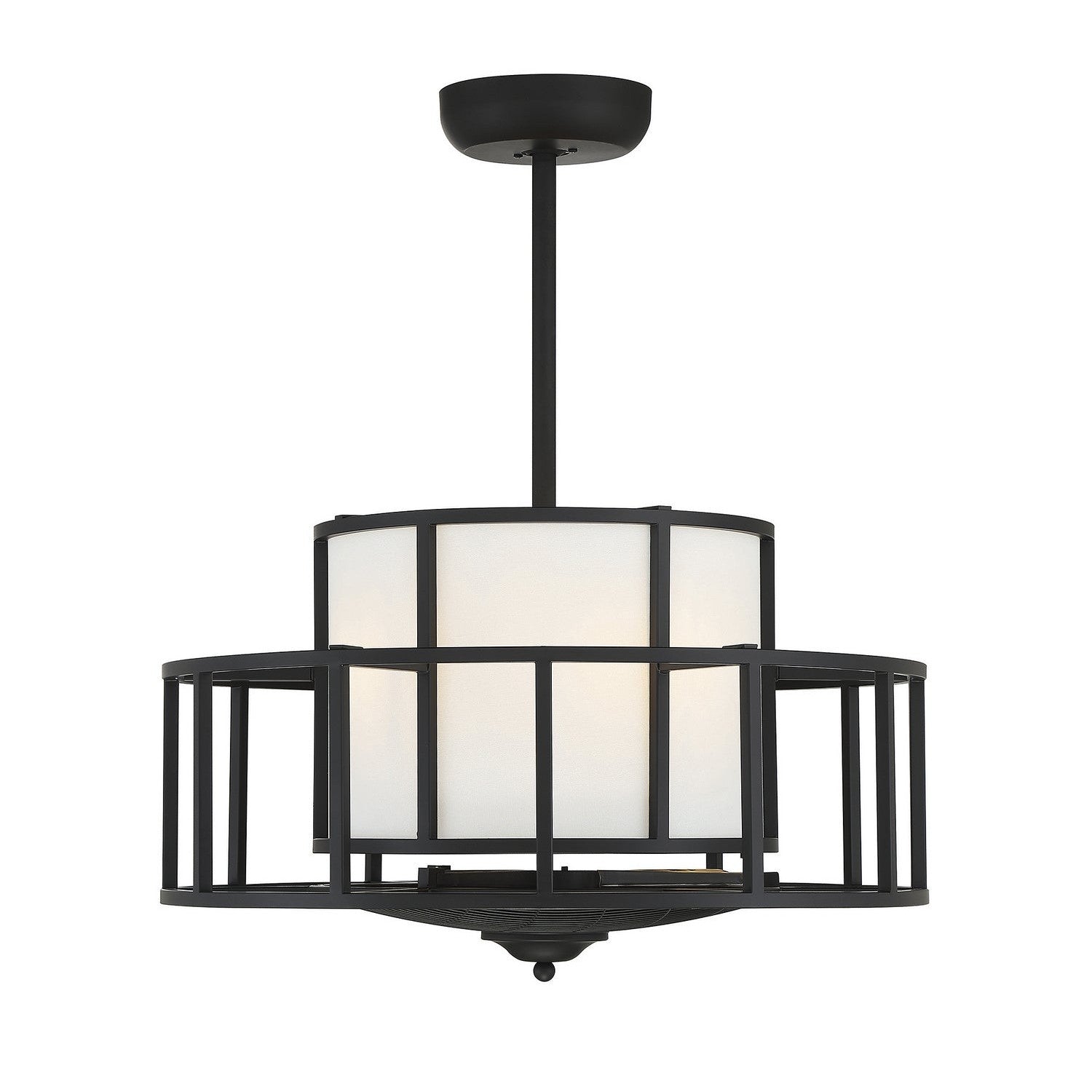 Savoy House - 30-FD-126-89 - Four Light Fan D'Lier - Oslo - Matte Black