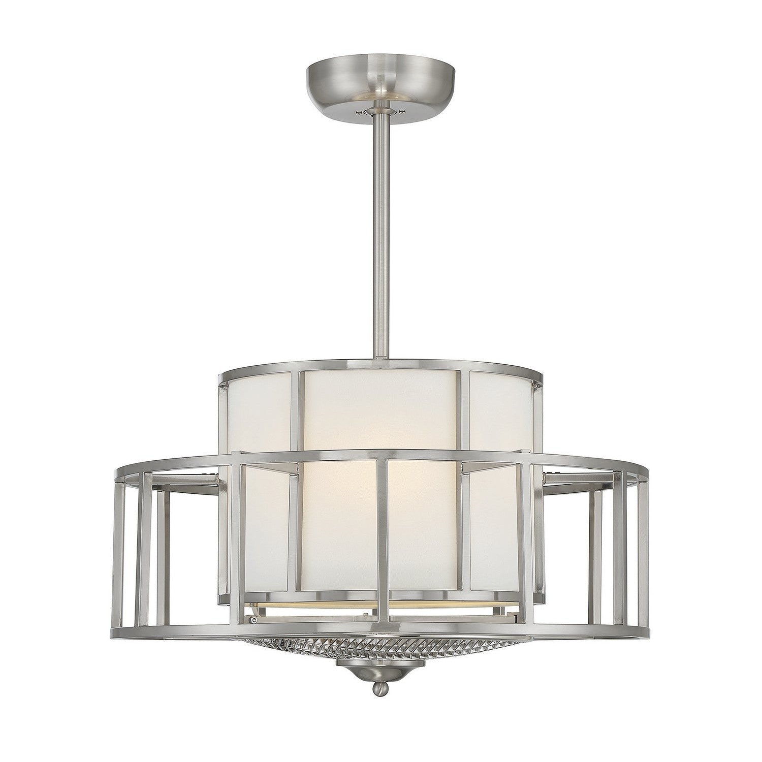 Savoy House - 30-FD-126-SN - Four Light Fan D'Lier - Oslo - Satin Nickel