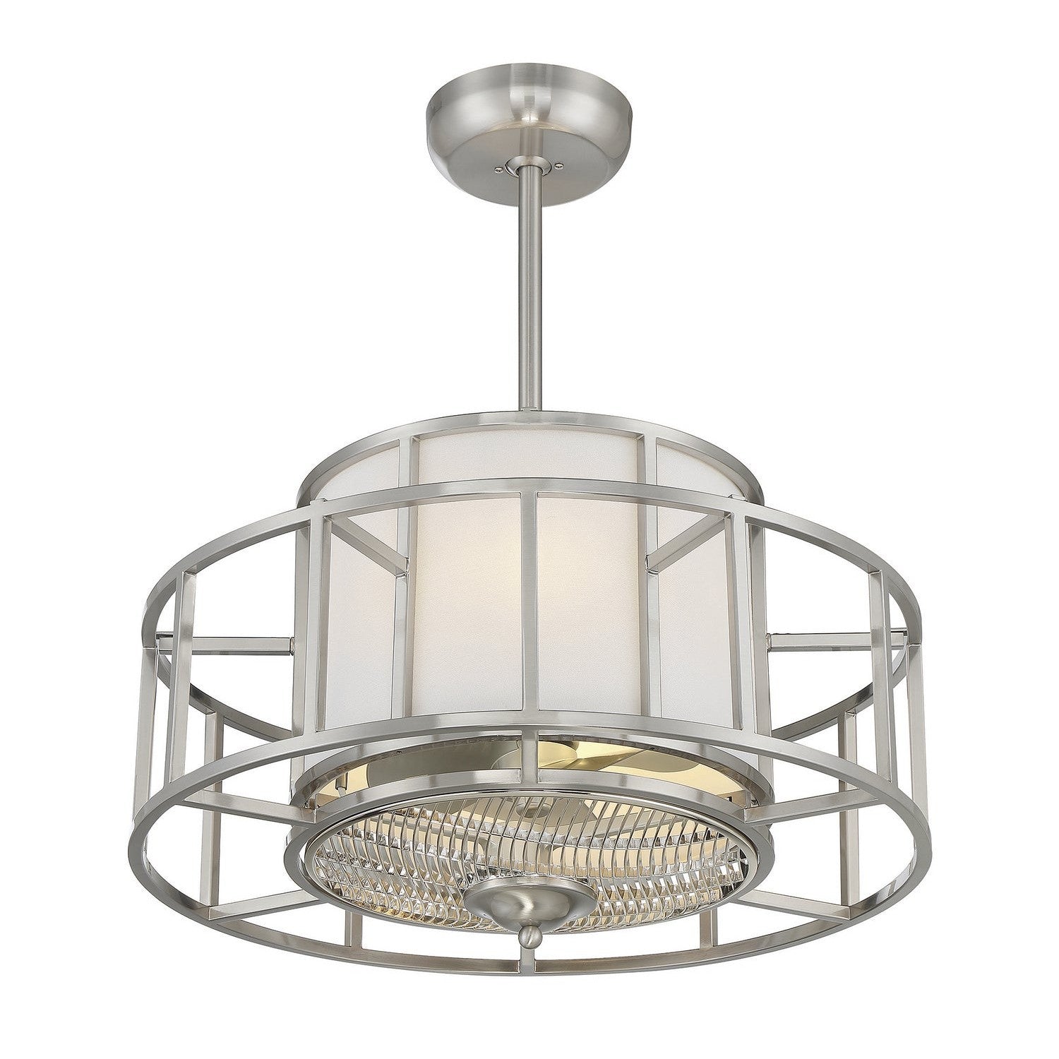 Savoy House - 30-FD-126-SN - Four Light Fan D'Lier - Oslo - Satin Nickel
