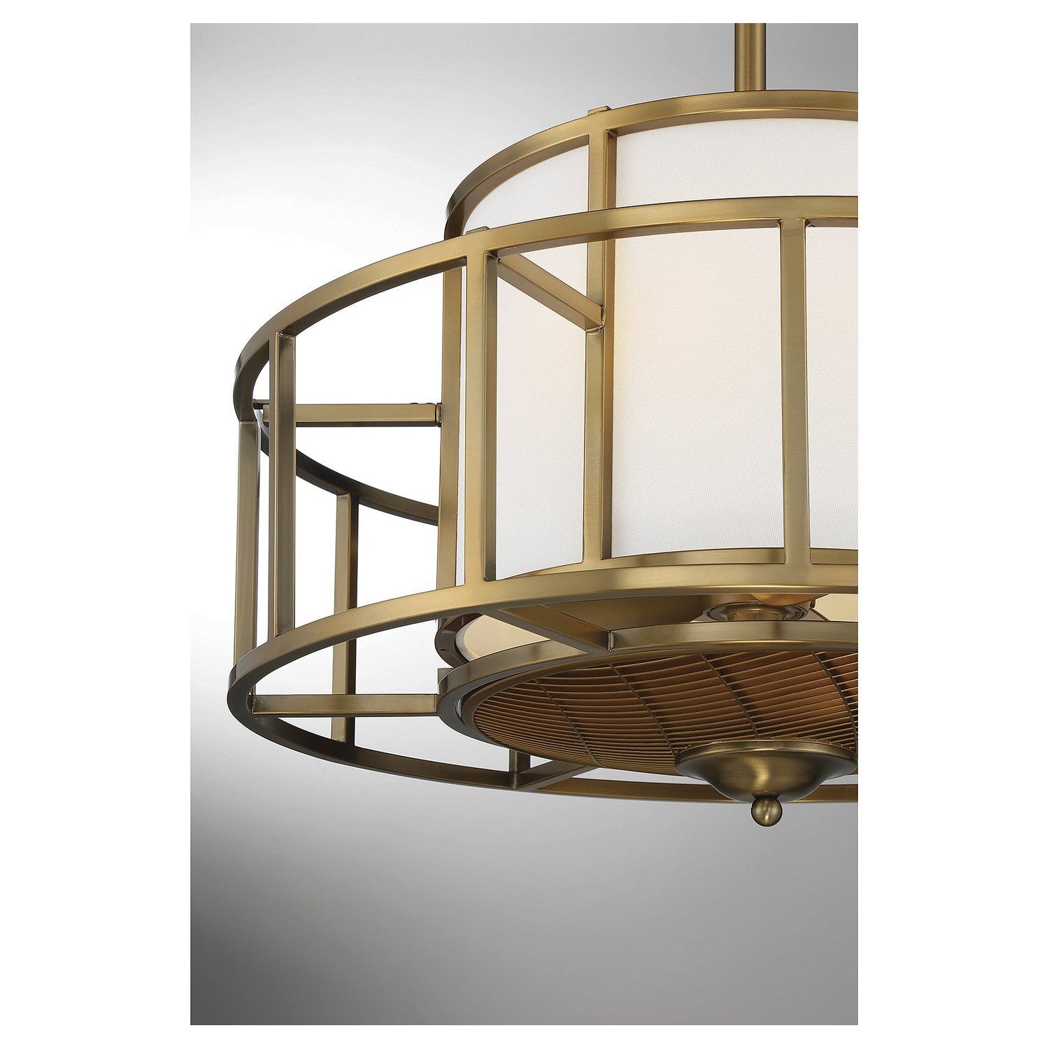 Savoy House - 30-FD-126-322 - Four Light Fan D'Lier - Oslo - Warm Brass