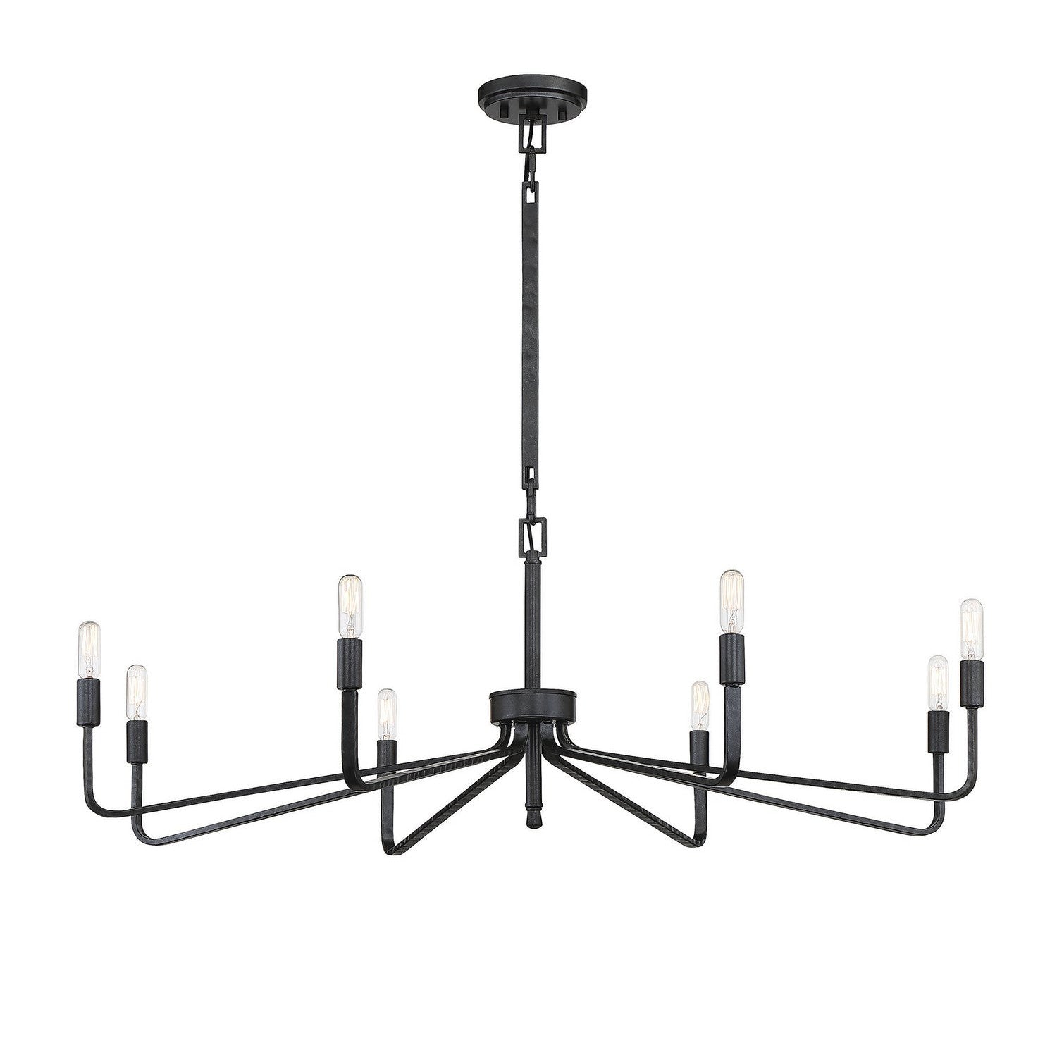 Savoy House - 1-6400-8-190 - Eight Light Chandelier - Salem - Forged Iron