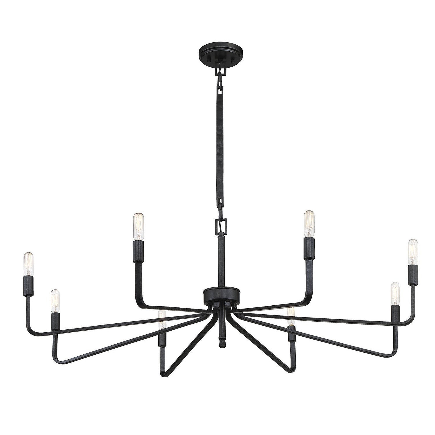 Savoy House - 1-6400-8-190 - Eight Light Chandelier - Salem - Forged Iron