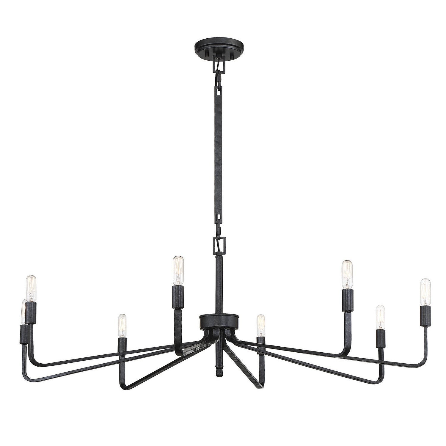 Savoy House - 1-6400-8-190 - Eight Light Chandelier - Salem - Forged Iron