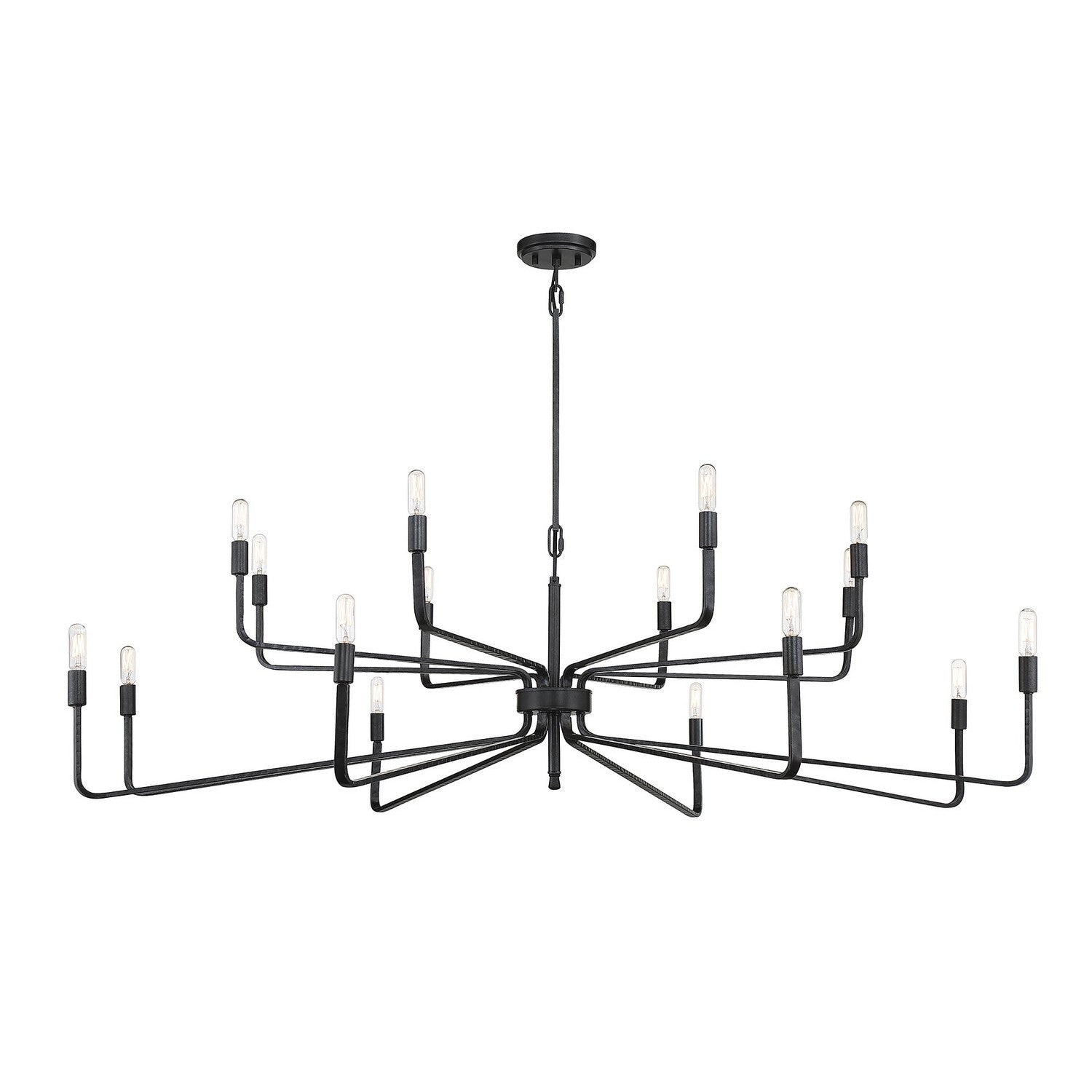 Savoy House - 1-6402-16-190 - 16 Light Chandelier - Salem - Forged Iron