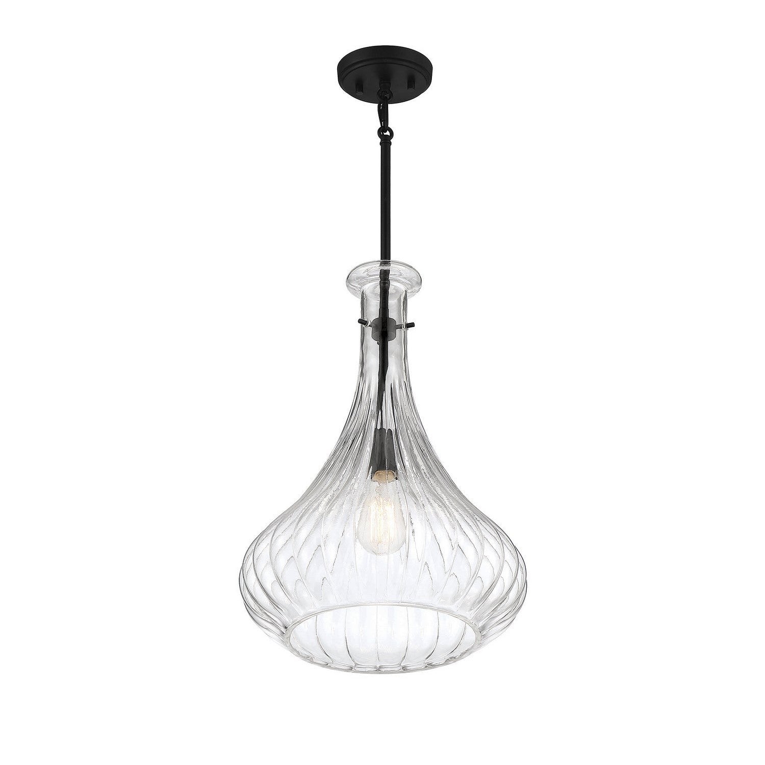 Savoy House - 7-2265-1-89 - One Light Pendant - Bristo - Matte Black