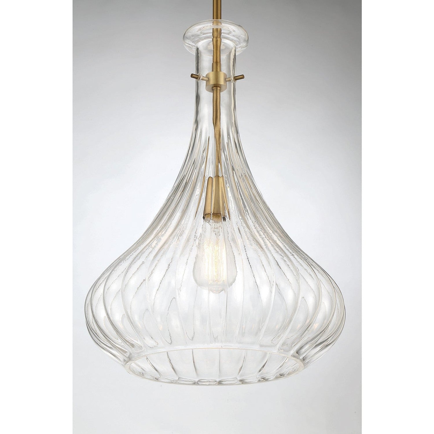 Savoy House - 7-2265-1-322 - One Light Pendant - Bristo - Warm Brass