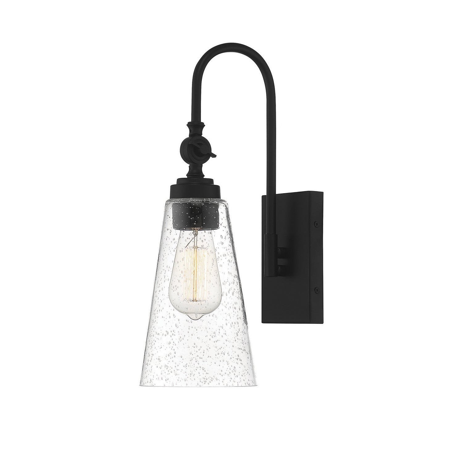 Savoy House - 9-108-1-89 - One Light Wall Sconce - York - Matte Black