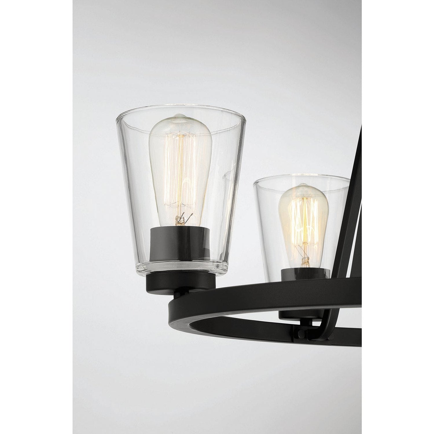 Savoy House - 1-1021-5-89 - Five Light Chandelier - Calhoun - Matte Black