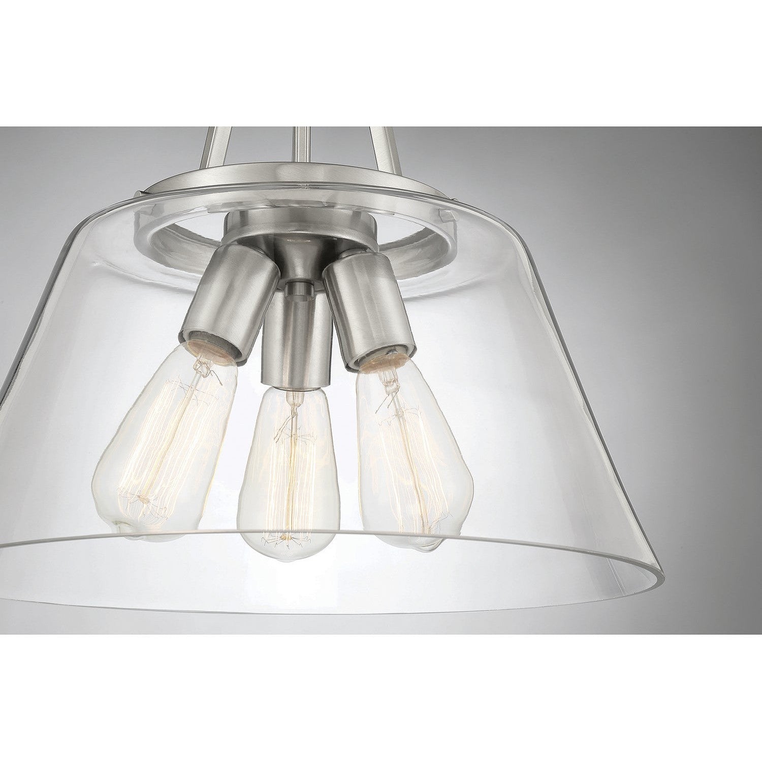 Savoy House - 7-1025-3-SN - Three Light Pendant - Calhoun - Satin Nickel