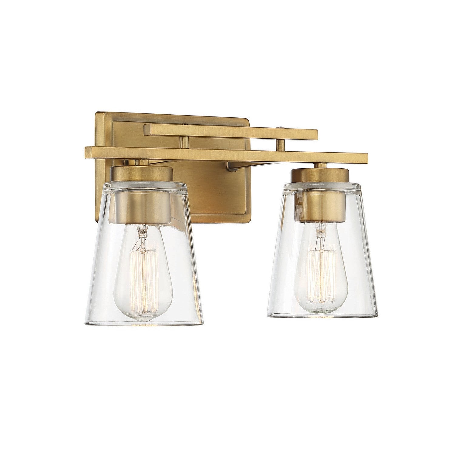 Savoy House - 8-1020-2-322 - Two Light Bath Bar - Calhoun - Warm Brass