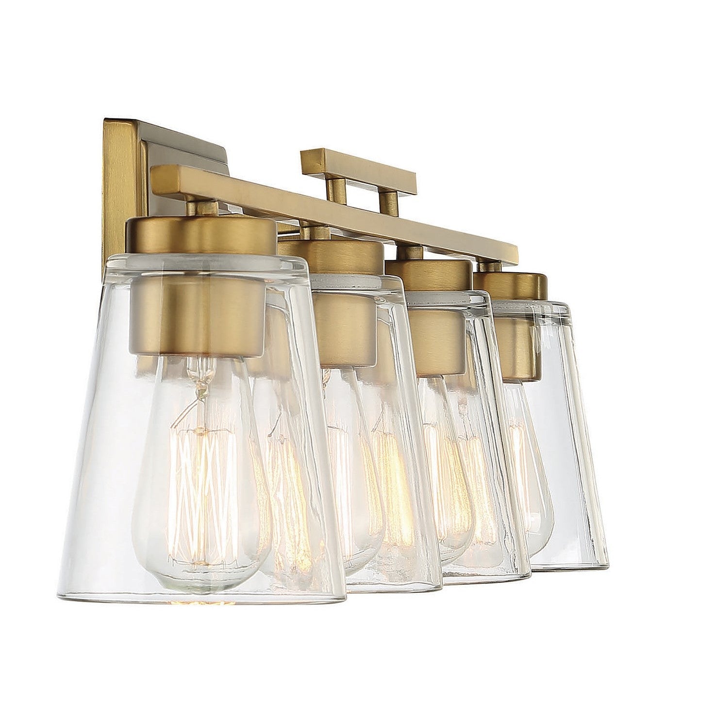 Savoy House - 8-1020-4-322 - Four Light Bath Bar - Calhoun - Warm Brass